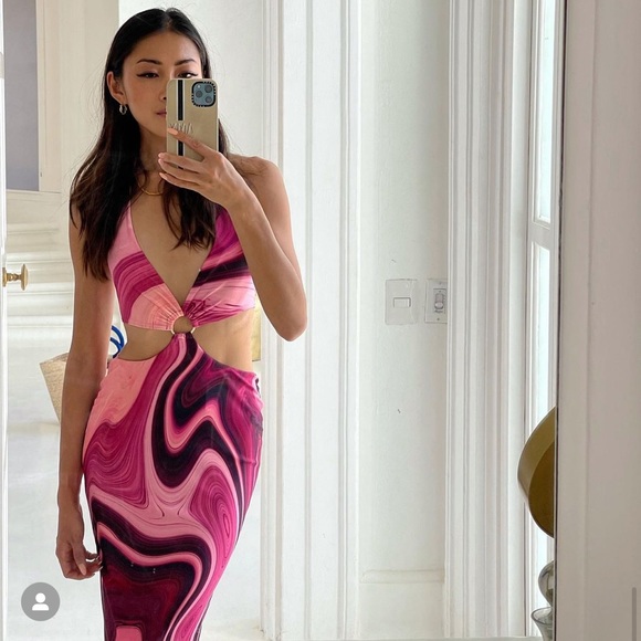 farai london pink dress Rent Farai London Pink Dress UK 8